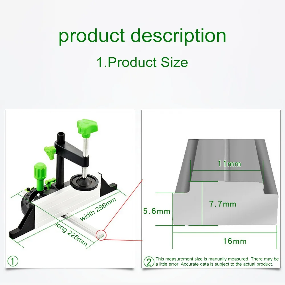 Tavolo Seghe Speciale Angolo di Pusher Durevole FAI DA TE Falegname Lavorazione Del Legno Angolo Push Righello Tavolo Seghe Mitra Manometro In Alluminio Strumento