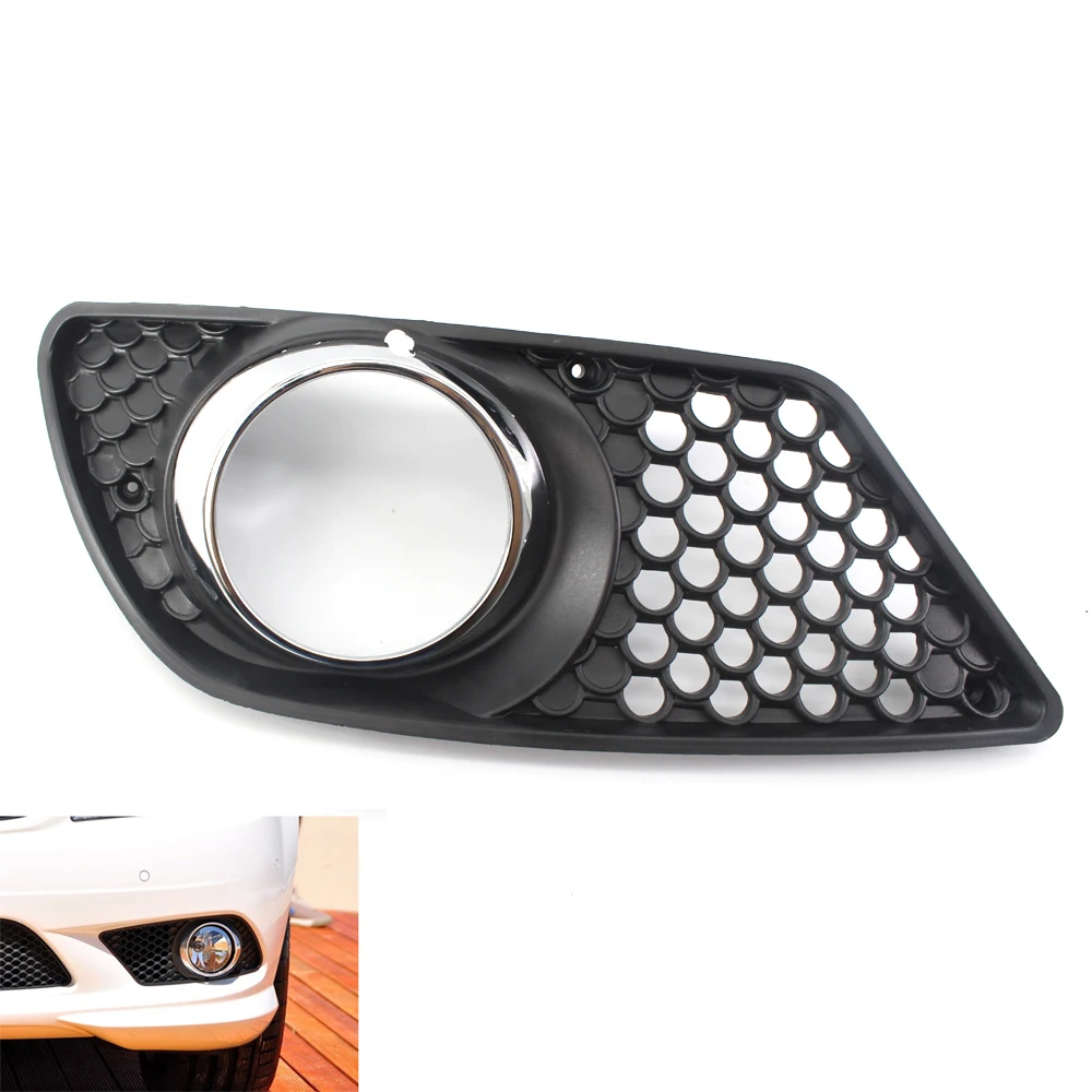 A2048850253 Front Bumper Fog Light Grill Fit for MERCEDES C-Class W204 2008-2010 Pre-Facelift Left Side