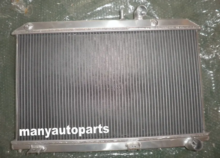42mm 2Row Aluminum Racing Radiator For Mazda RX-8 RX8 SE17 1.3L Manual 2003-2012 MT 2.6  11 10 09 08 07 06 - Image 4