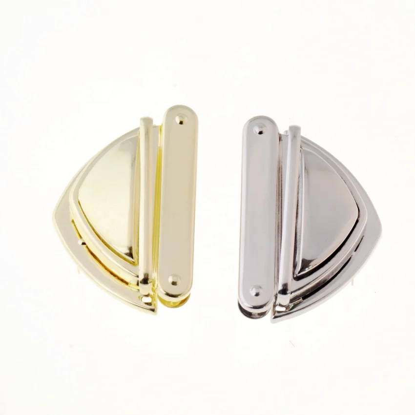 Free Shipping-5 Sets Gold Tone/ silver tone Handbag Bag Accessories Purse Twist Turn Lock 34x52mm