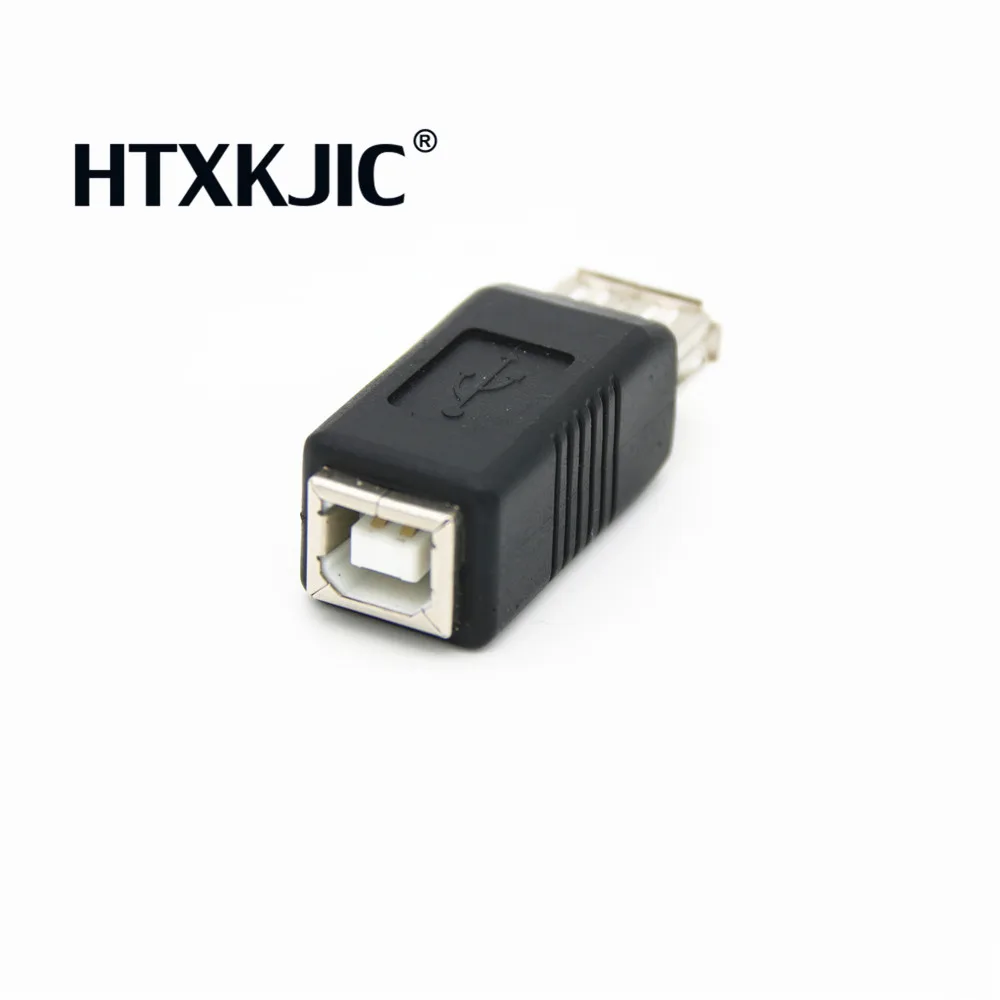 Adaptador de tomada fêmea usb2.0 tipo a usb b fêmea, conector usb para impressora dispositivo af para usb bf impressora