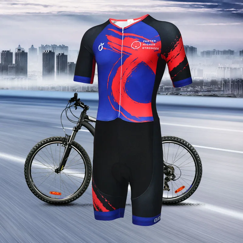 2019 Cycling Jersey Sets Short Sleeve Pro Team Triathlon Race Suit Men Cycling Clothing Skinsuit Custom Jumpsuit Maillot Ropa Ci