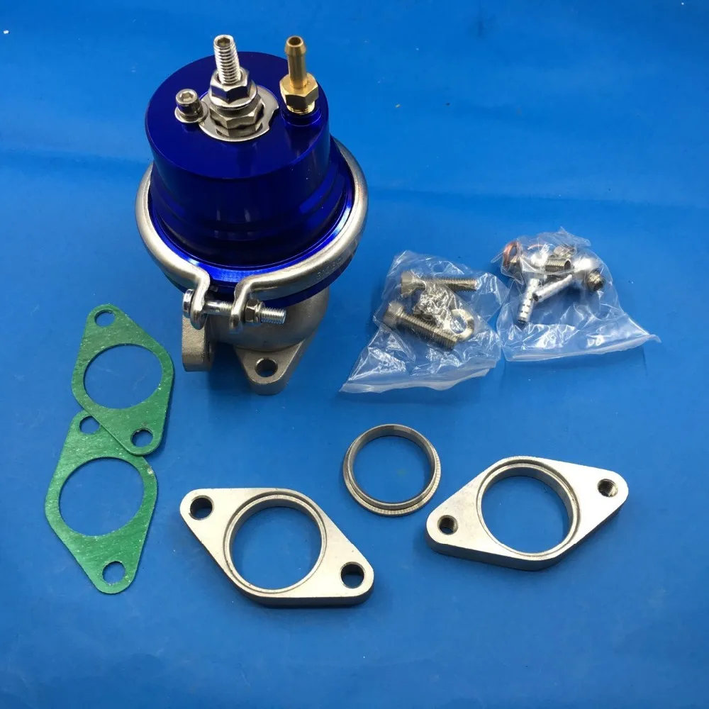 High Performance blue Color Adjustable Universal 38mm External Wastegate