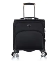 18 Inch Men Spinner suitcase Luggage Suitcase Oxford Cabin Boarding Travel Rolling luggage bag On Wheels Travel Wheeled Suitcase