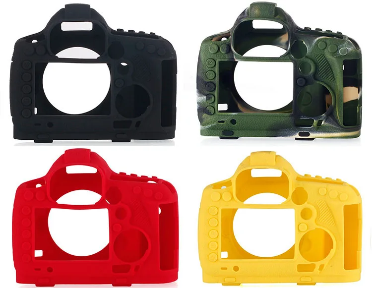 HThicken Antiskid Soft Silicone Rubber Protective Cover camera body for canon 5d3 Case DSLR Bag