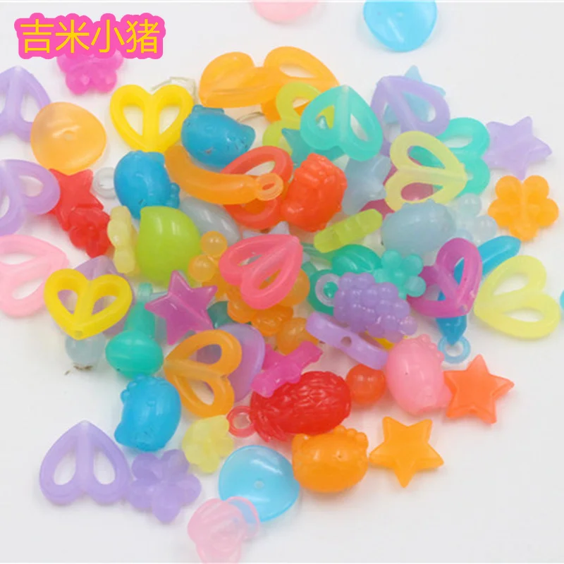 50pcs Beads Toys for Children Girl Gift DIY Orbits Creativity Bracelet/Jewelry Making Baby Kids Lacing Toy Needlework Wholesale