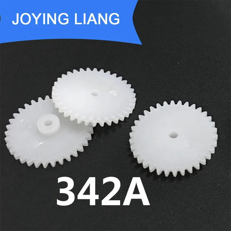 342A 0.5M GEAR Modulus 0.5 34 Teeth 18MM Diameter Plastic Gear Toy Motor Repair Parts Accessories 10pcs/lot