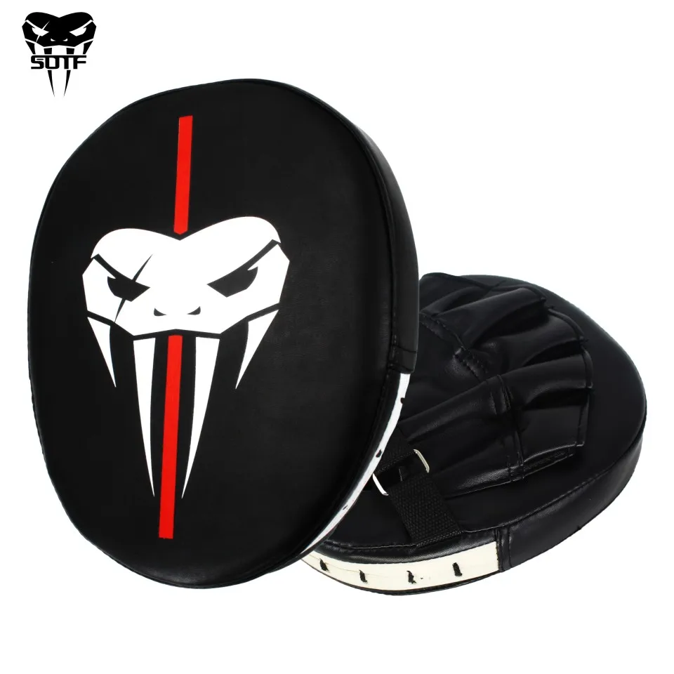 SOTF Snake head survival MMA Boxing Gloves Pads Tiger Muay Thai Boxing Training PU boxer hand target Pads fight mma gloves sanda