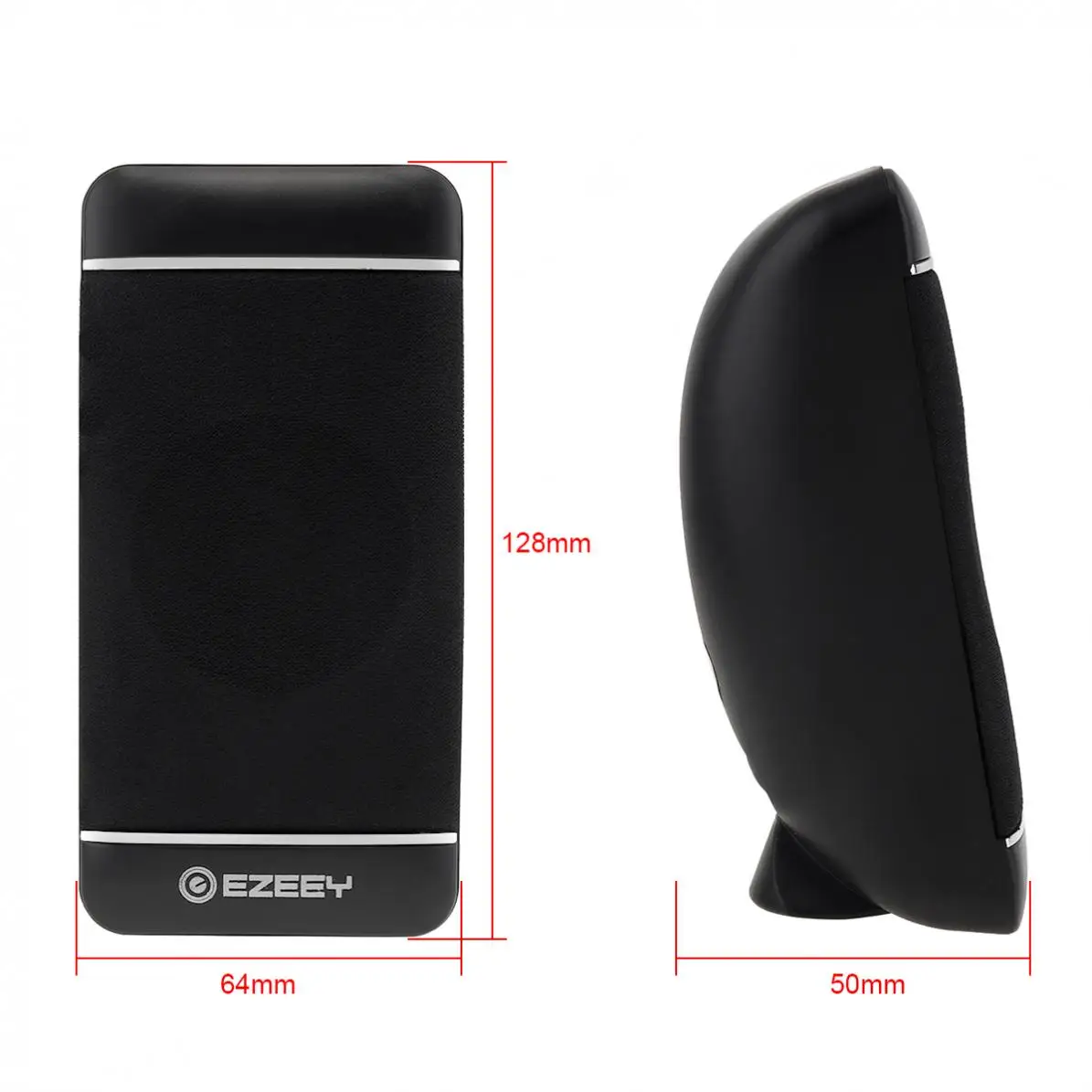 

EZEEY S4 Mini Portable USB 5V Subwoofer Speaker with 3.5MM Audio Socket and Volume Control for Laptop / Phone