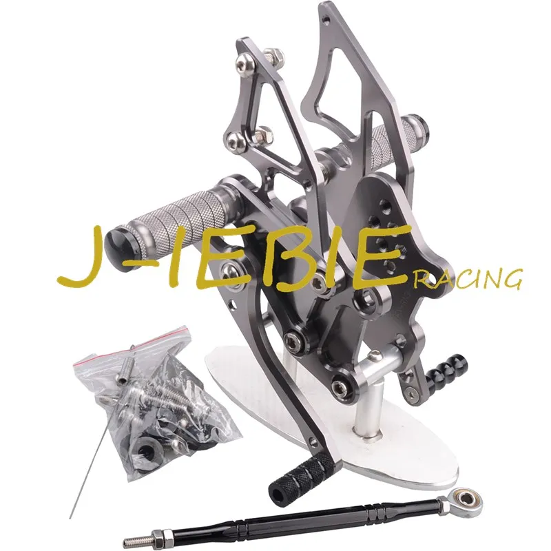 

CNC Racing Rearset Adjustable Rear Sets Foot pegs Fit For Yamaha YZF R3 R25 2014 2015 TITAINUM