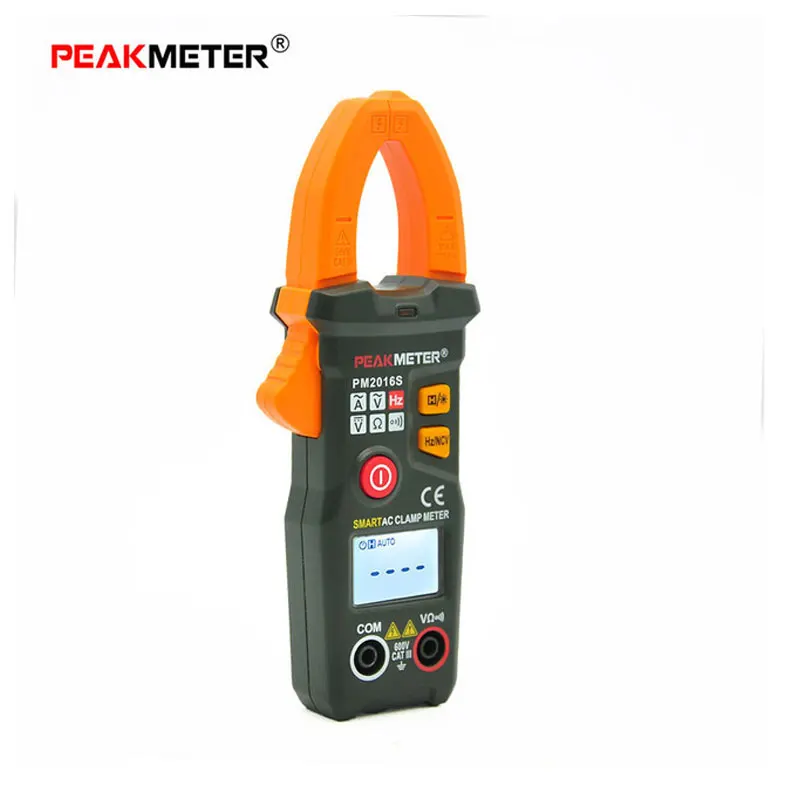 Imagem -04 - Peakmeter Pm2023s Pm2023a Inteligente Mini Digital ac Braçadeira Medidor 200a 600v Multímetro com Resistência Frequência Dados Segurar Ncv Tester