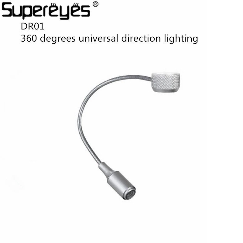 

Supereyes DR01 Microscope Accessory 360 Degrees Universal Spotlight For Digital Microscope B011 Accessory High Quality