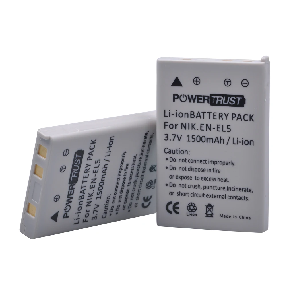 EN-EL5 ENEL5 Digital Camera Battery for NIKON Coolpix P530 P520 P510 P100 P500 P5100 P5000 P6000 P90 P80 Batteries