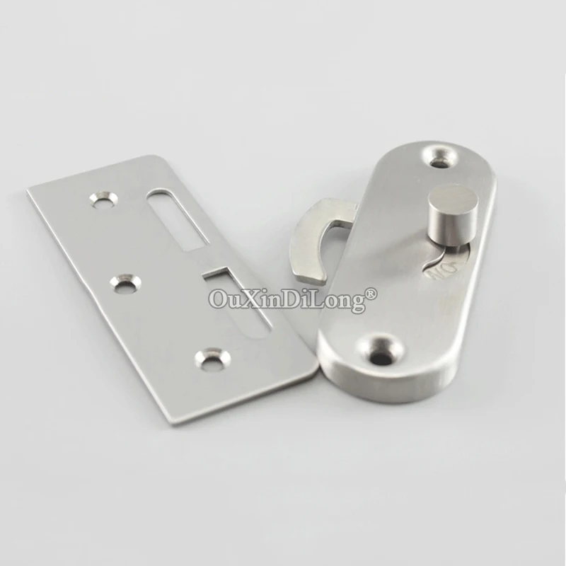 

High Quality 2PCS 304 Stainless Steel Sliding Door Hook Lock Closet Bathroom Kitchen Balcony Door Latch Lock Shift Locks