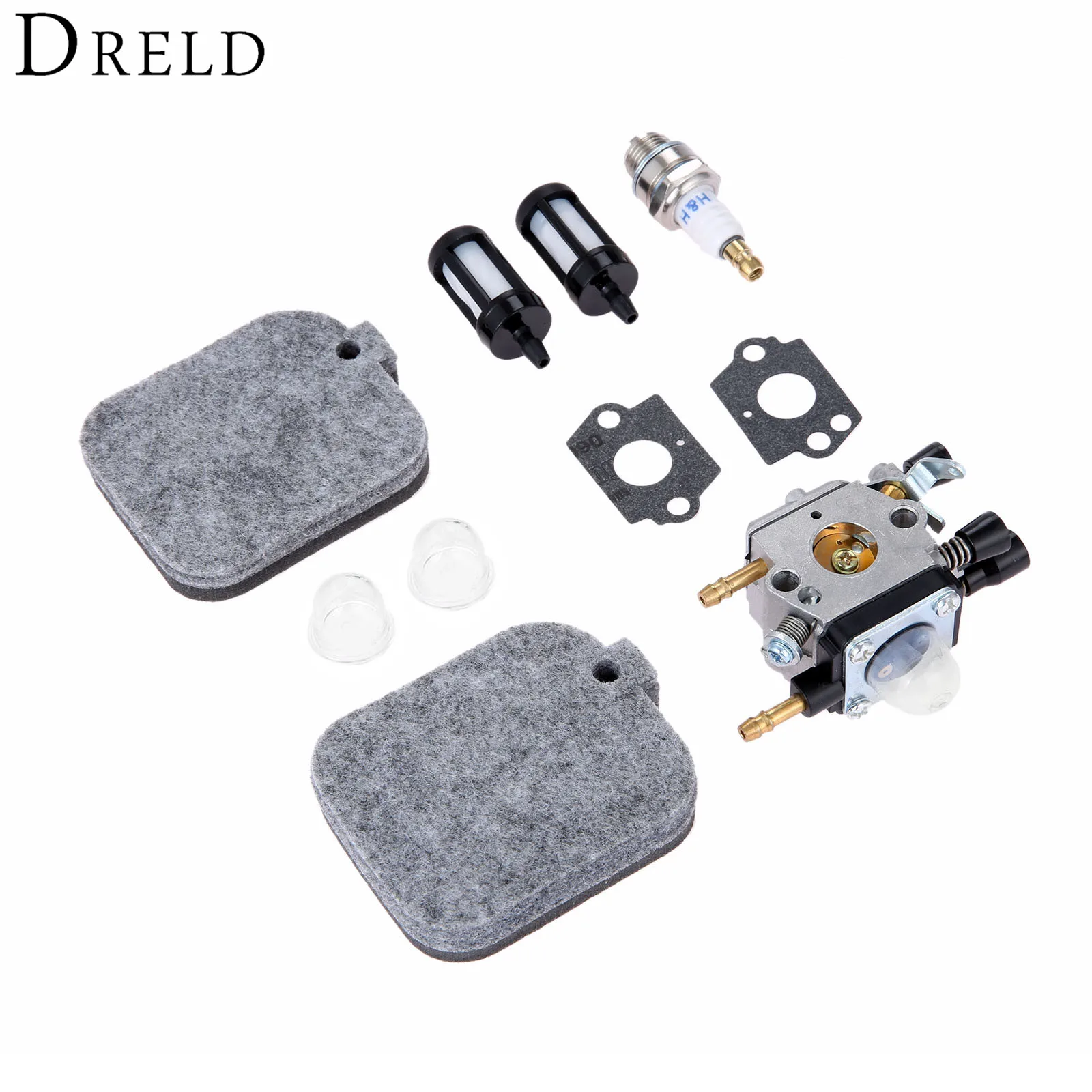 DRELD-공기 필터와 연료 필터 점화 플러그, Stihl 송풍기 BG45 BG46 BG55 BG65 BG85 SH55 SH85 BR45C carb용
