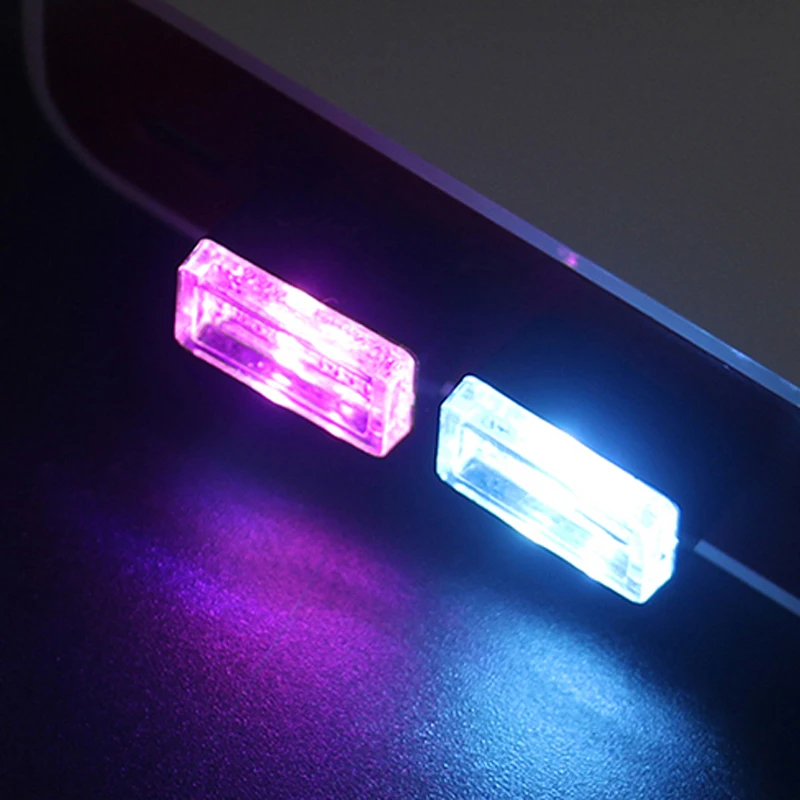 1pcs Car-Styling USB Atmosphere LED Light Car Accessories For Subaru Forester Outback Legacy Impreza XV BRZ