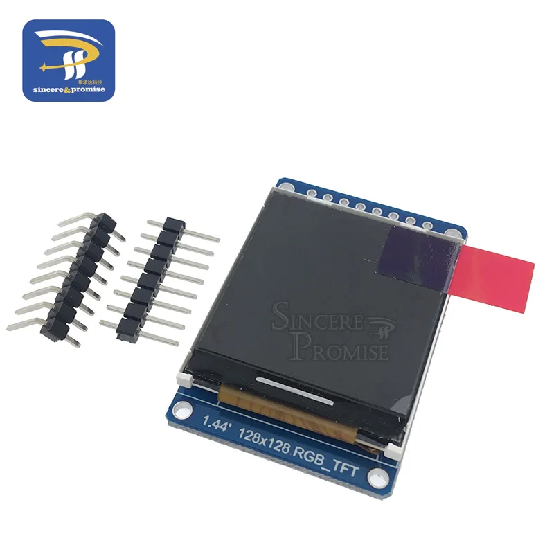 Placa de módulo de pantalla LCD IPS TFT a todo Color, Serie de 3,3 V, 1,44, 1,8 pulgadas, 128x128, 128x160, 65K SPI, reemplazo OLED ST7735