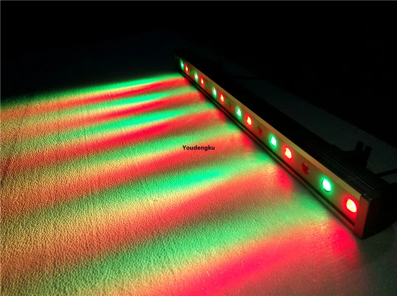 2pcs Cheap LED Stage Bar Lighting IP65 waterproof rgb wall washers 18x3w rgb linear led wall washer light