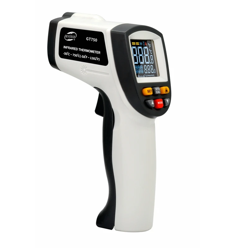 Digital IR Laser Thermometer -50C~750C/950C High Precision Color Screen Non contact IR Temperature Meter Infrared Pyrometer