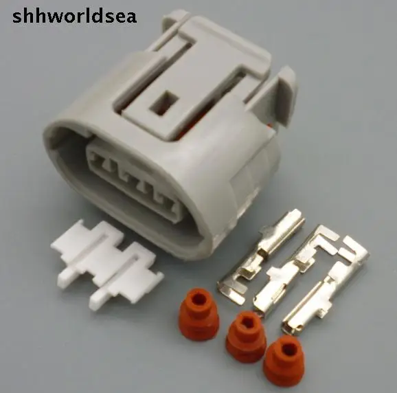 

shhworldsea 30sets 3pin ALTERNATOR LEAD REPAIR Fits for mitsubishi oval Harness for Toyota for Suzuki 3 way Plug 6189-0443