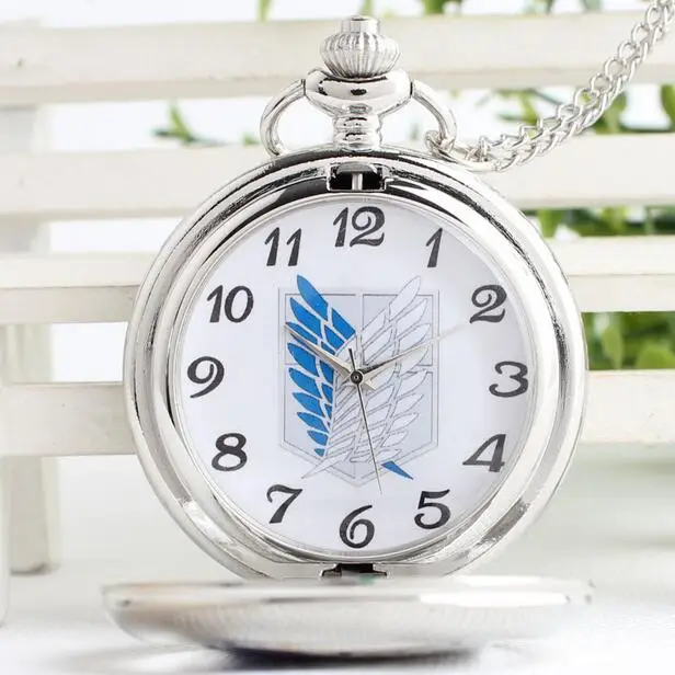 New Fashion quartz To advance the giant Wings of liberty Hollow out Necklace pocket watches gift