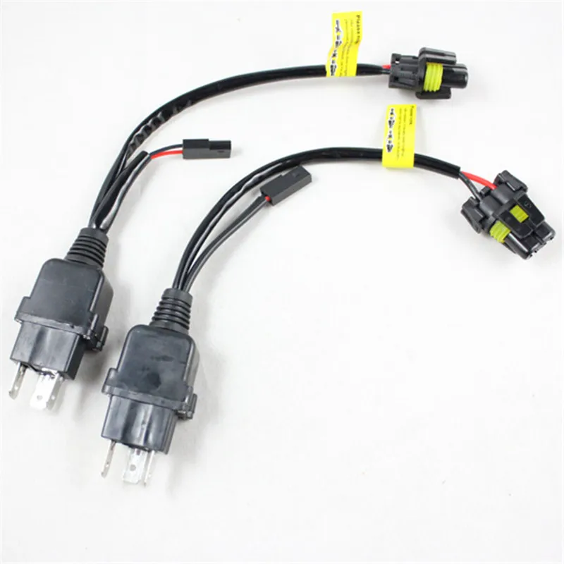 

Rockeybright 2pcs H4 H/L wiring harness controller 9003 H4 HID Bulbs Relay Harness Wiring Controller