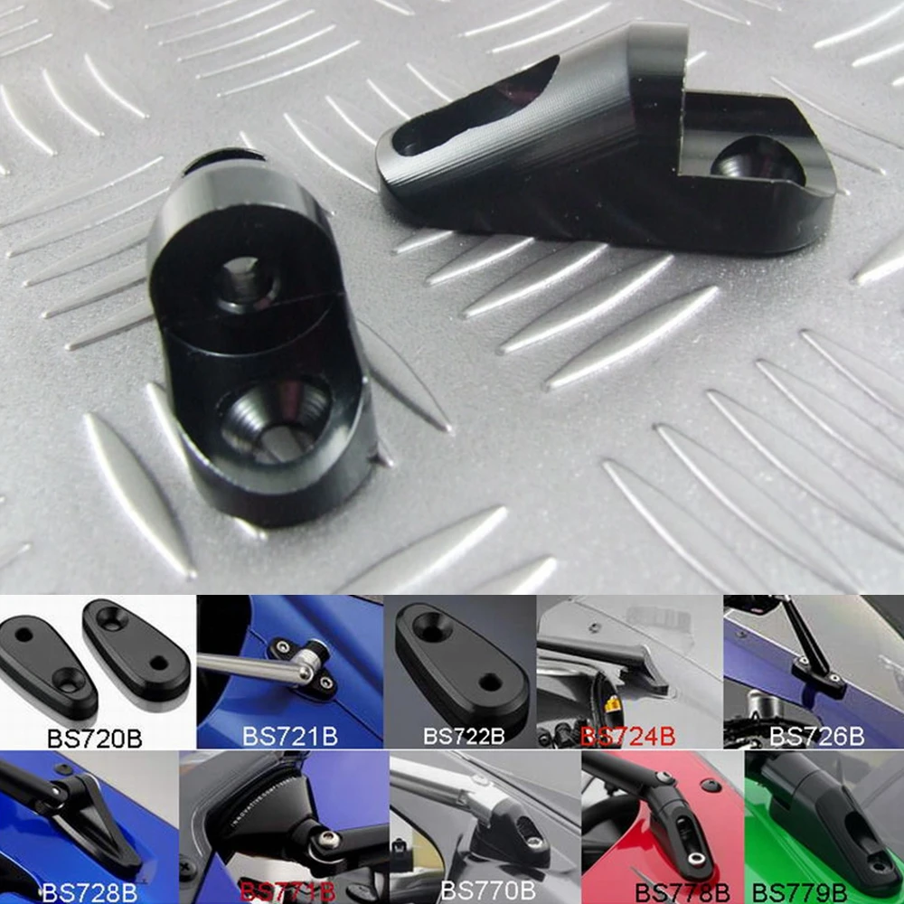 Motorcycle rearview mirror fairing adapter Conversion Code For Honda CBR600RR 2009 2010 2011 2012 2013 2014 2015 2016