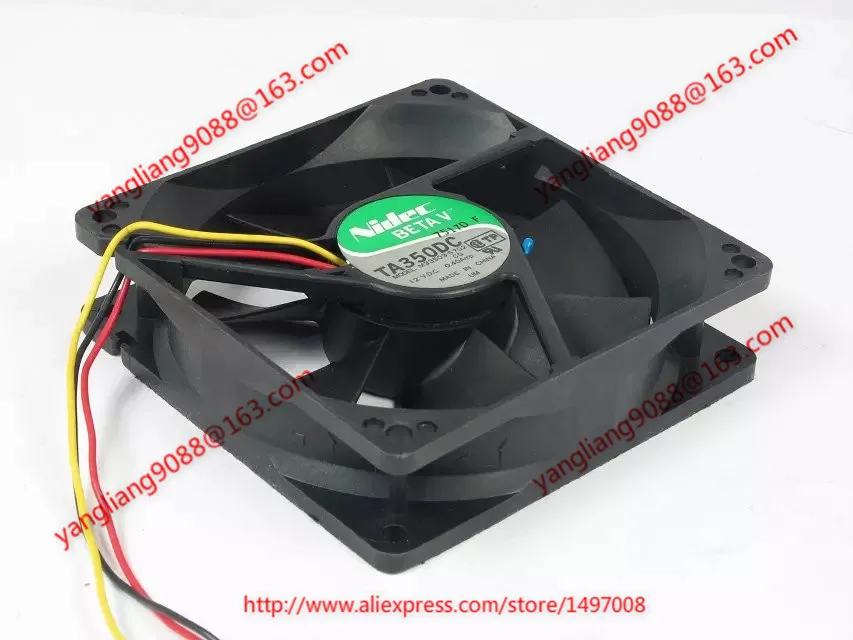 

NIDEC M33503-57G2 CQ DC 12V 0.40A 3-Wire 90x90x25mm Server Cooling Fan