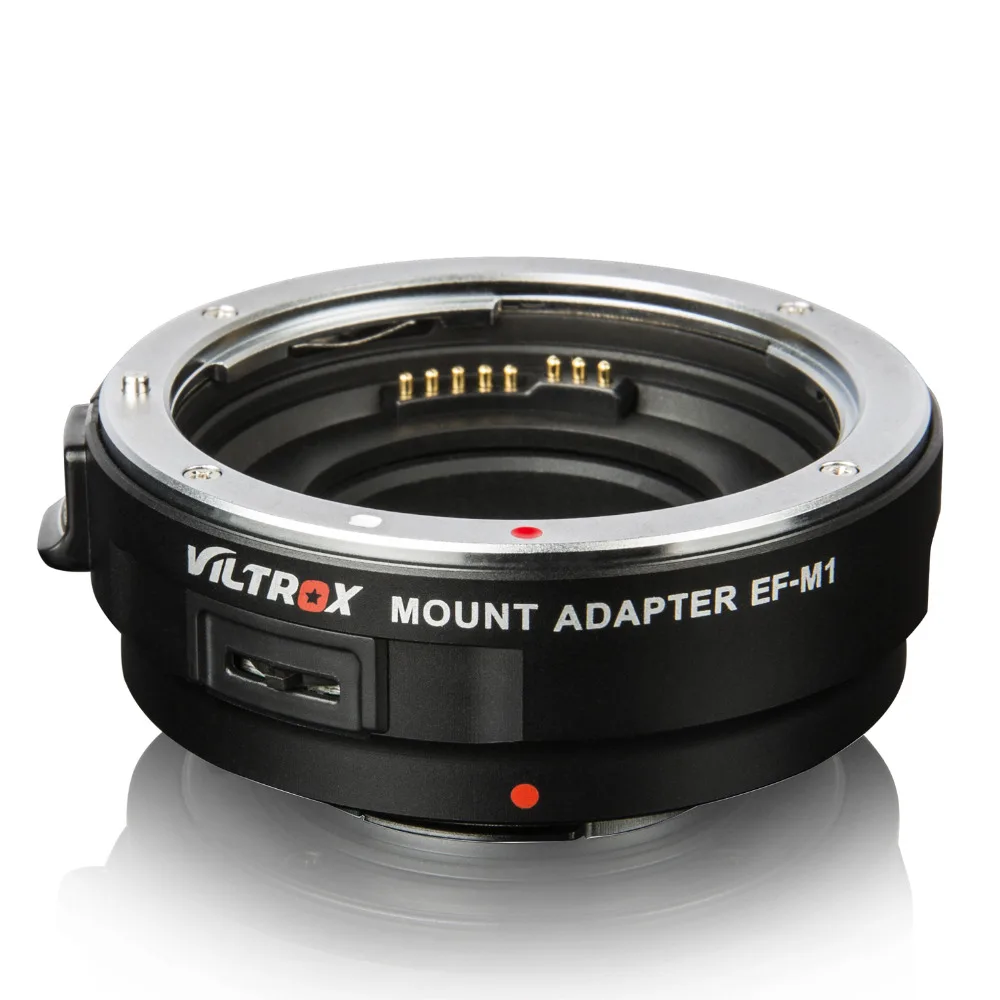 Viltrox EF-M1 Auto Focus Lens Mount Adapter for Canon EF/EF-S Lens to M4/3 Camera GH4 GH5 GF6 GX7 E-M5 E-M10II E-PL5 GX85 PEN-F