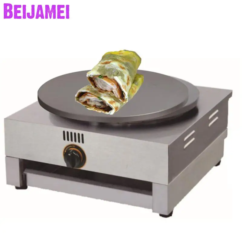 

BEIJAMEI Commercial Single Plate Gas Crepe Maker Grill Machine/Stainless Steel Gas Crepe Pancake Making Machine Price