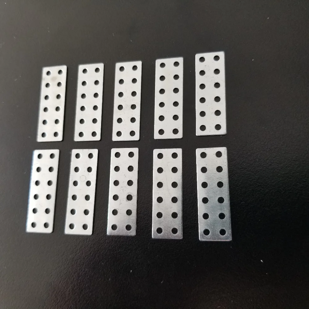 10pieces/bag K982b Double Row Multi-holes Thin Iron Plate Length 30mm DIY Connect Parts Sale at a Loss Europe