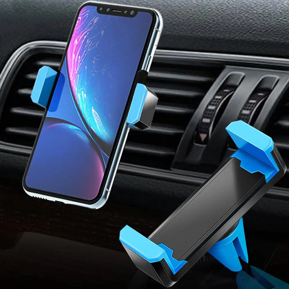 Car Phone Holder For iPhone X XS Max 8 7 6 Samsung 360 Degree Support Mobile Air Vent Mount Car Holder Phone Stand in Car