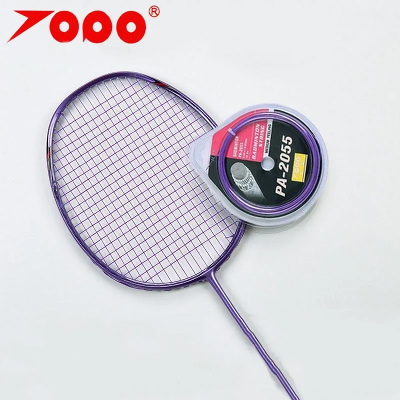 TOPO-Cuerda de bádminton duradera, cuerda de red elástica de 24 libras, PA-2055 de 0,68mm de diámetro, Accesorios para Bádminton