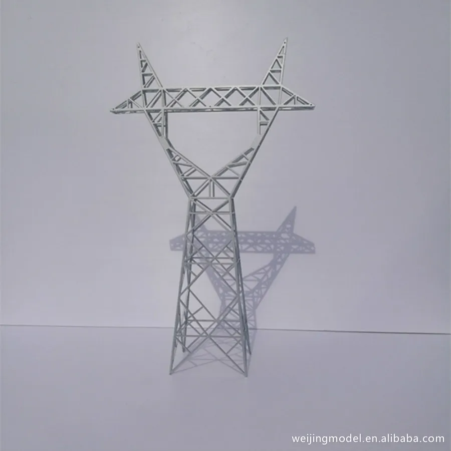 

Sand Table Model High Voltage Tower Transmission Tower Cable Tower Model Plastic Barrel Tower For Ho Train Layout