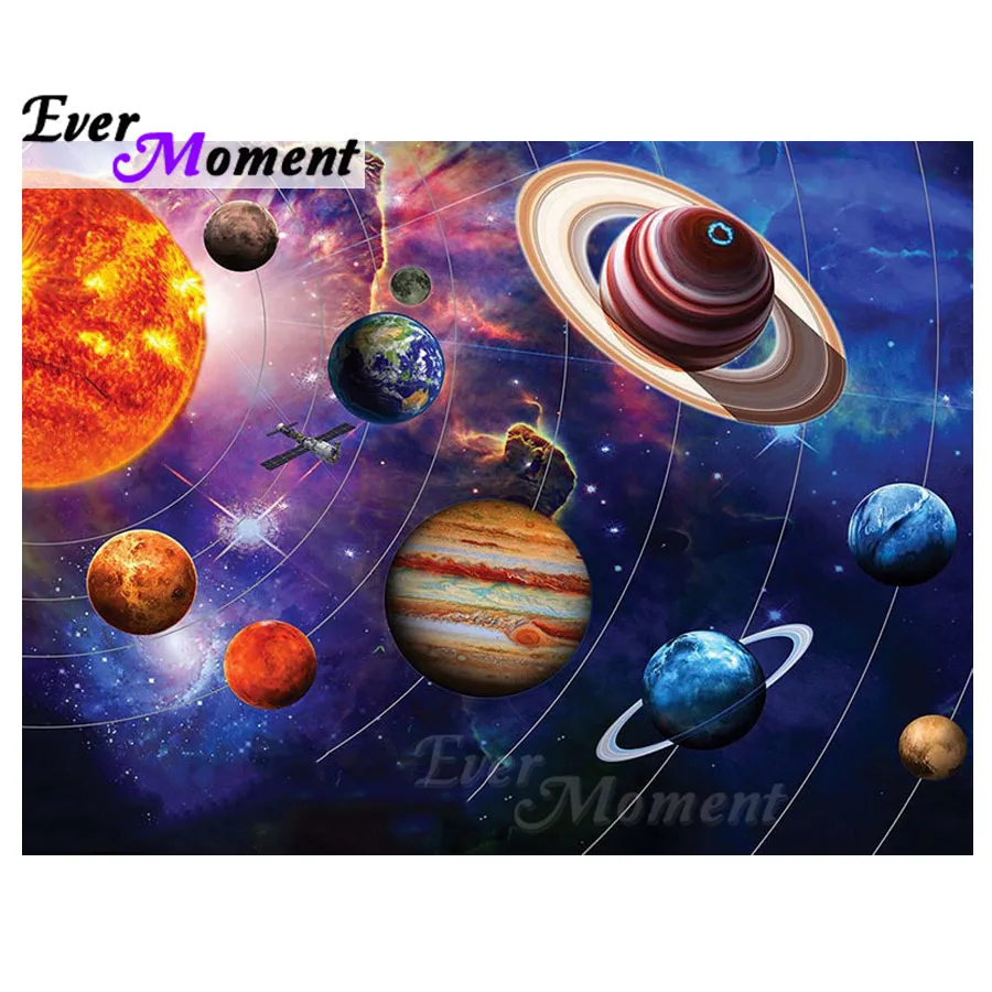 Ever Moment Diamond Painting Star Scenery Cross Stitch Full Square 5D DIY Handmade Gift Diamond Embroidery Mosaic ASF1243