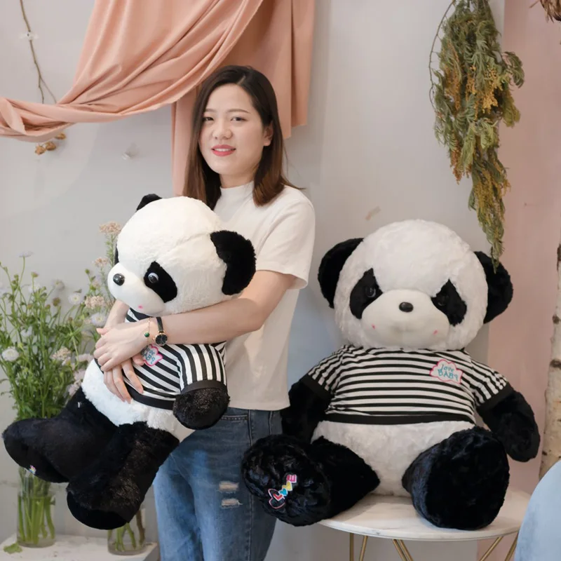 giant panda doll plush toy cute big pandas hug bear bed sleeping pillow Valentine's Day gift 37inch 95cm DY50691