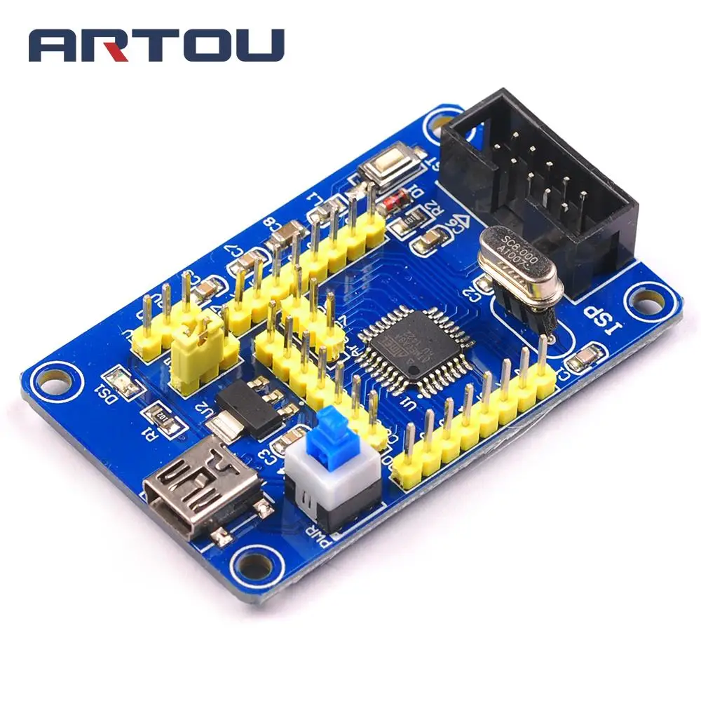 1PCS AVR Development Board ATmega8 Development Minimum System Core Board