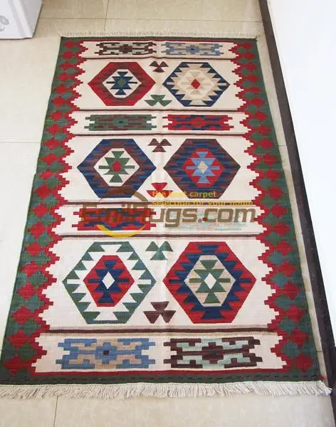 KILIM pure wool hand-woven carpet Turkish foreign national wind corridor carpet carpet bed blanket tapestries  gc149-10