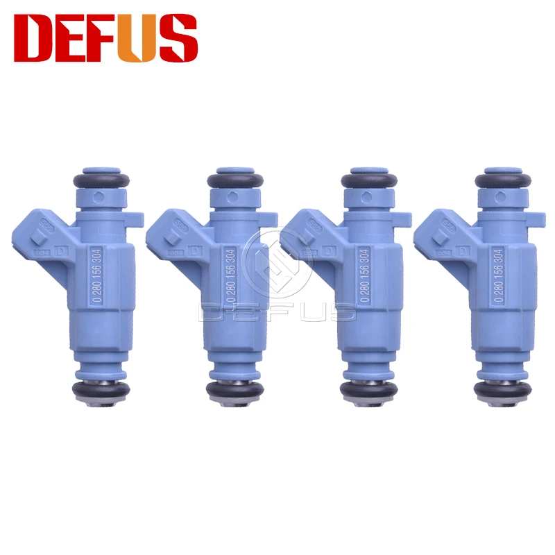 

DEFUS 4X 0280156304 Fuel Injector Bico Nozzle For MERCEDES-BENZ G-CLASS C-CLASS SLK C-CL 0 280 156 304 NEW Arrival High Quality