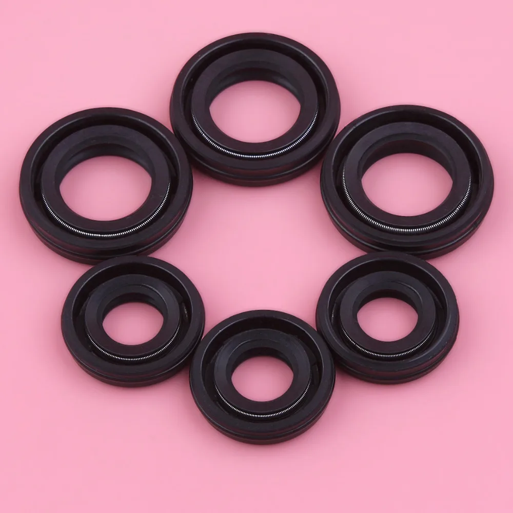 3pcs/lot Crankshaft Crank Oil Seal Sets For Honda GX35 GX 35 4 Stroke Trimmer Brush Cutter Small Engine Motor Spare Part