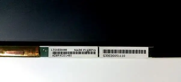 Envío Gratis 12,1 LED pantalla LCD LT121EE01000 pantalla lcd para R500 R501 R600 R601 lcd panel 1280*800