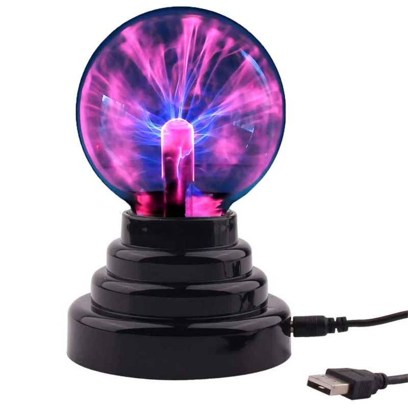 

Novelty Lights Plasma ball Night Light projector for kids Magic ball lamp USB Glass Sphere touch Lamp bulb home decoration