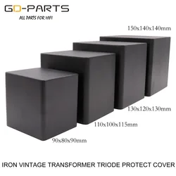 GD-PARTS Tube Audio AMP Triode Transformer Protect Cover Iron Case Enclosure 90*80*90mm 110*100*115mm 130*120*130mm 150*140*140