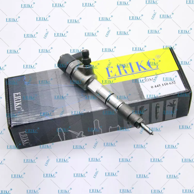 ERIKC 0445 110 632 Common Rail Spray Fuel Injector 0445110632 Complete Injector Nozzle Set 0 445 110 632 Top Quality