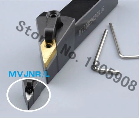 MVJNR2525M16 W-Type CNC Turning Lathe Machine Tools Lathe Cutting Tools External Turning Tool Holder 25*25*150mm