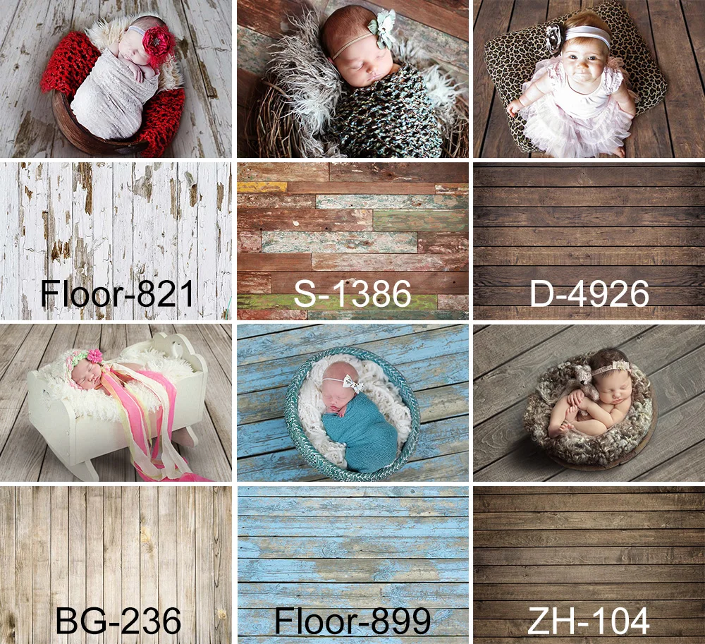 

Rubber Floor Photo Background Floor Customize Printed Vintage Wood Newborn Backdrop Anti-slip Rubber Backed Mat Anti-Slip Carpet