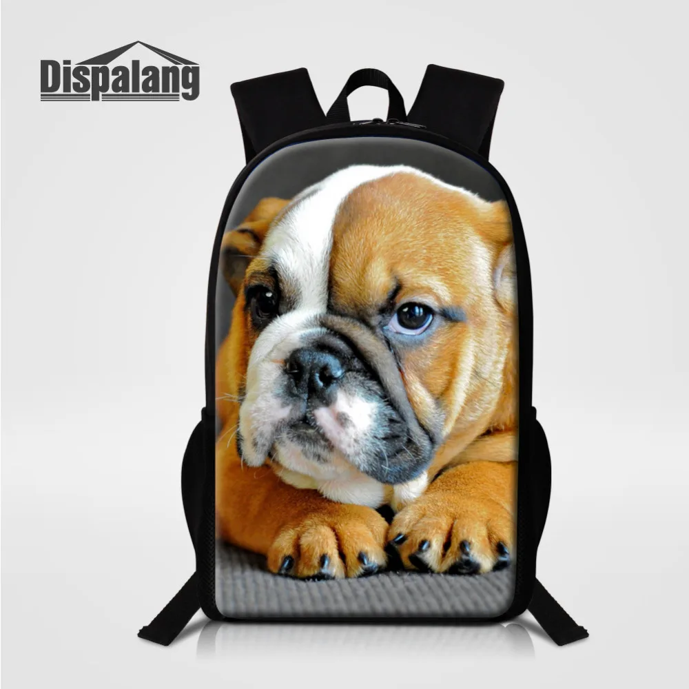 

Dispalang Preppy Style Women Men Backpack Dog Animal Print School Bags For Teenagers Backpack Casual Travel Bag Mochila Feminina