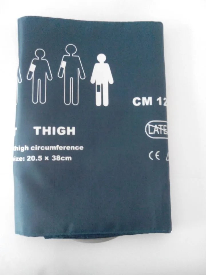 Free Shipping Reusable Blood Pressure Cuffs,Thigh size ,two-tube, Limb cir.=46-66cm