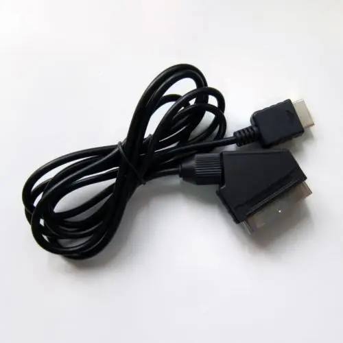 

500 шт./лот 6 футов для Sony Playstation 2 PS2 PS3 RGB 1.8Mt разъем SCART RGB TV AV Ведущий AV кабель