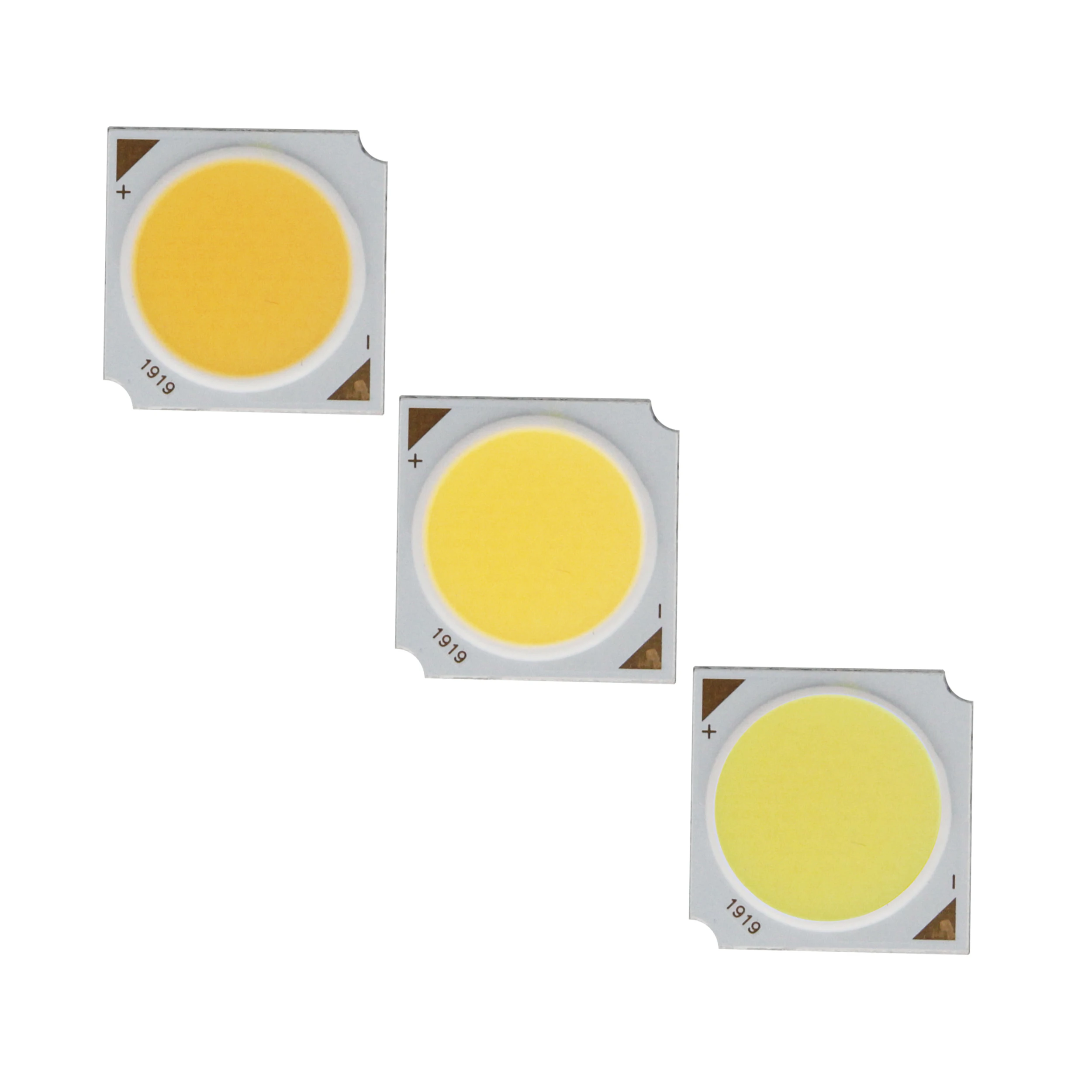 10PCS 19mm 17mm Square Aluminum Board LED COB Strip Light Source Module 10W 15W 20W 30W 120LM/W COB bulb lamp Epistar chip